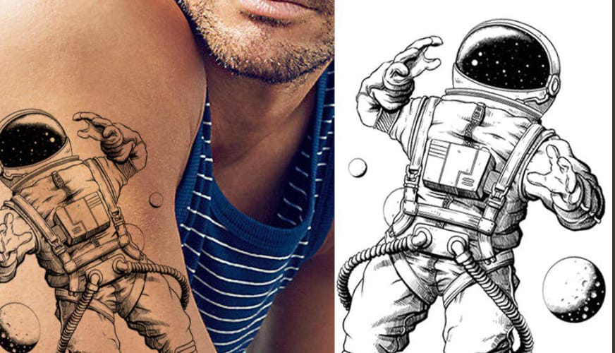 Astronaut Tattoo Meaning & Symbolism