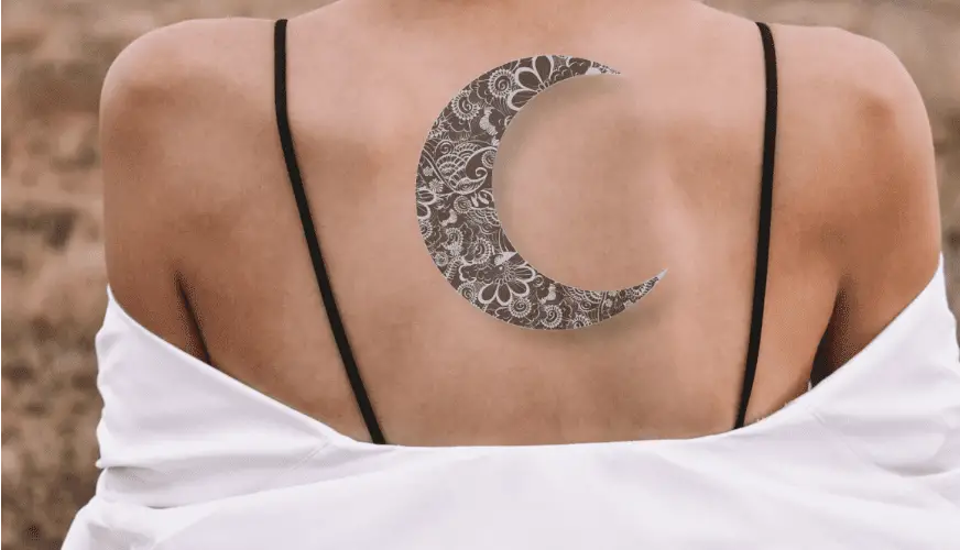 Half Moon Tattoo Meaning & Symbolism