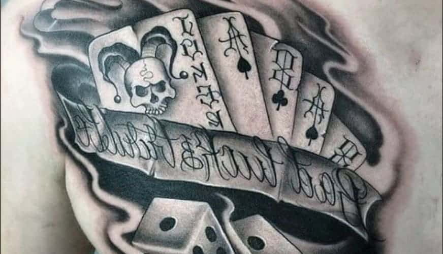 Playing Cards Tattoo Meaning & Symbolism