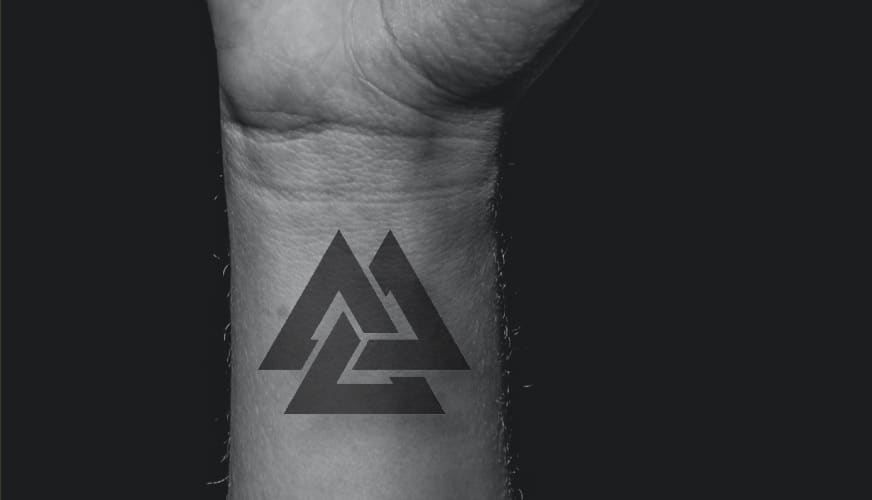 Three Triangle Tattoo Meaning & Symbolism