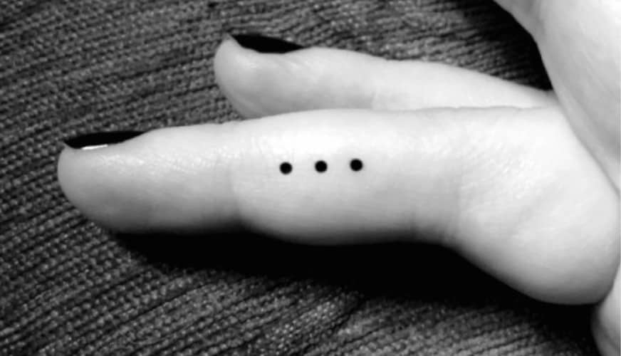 Ellipsis Tattoo Meaning