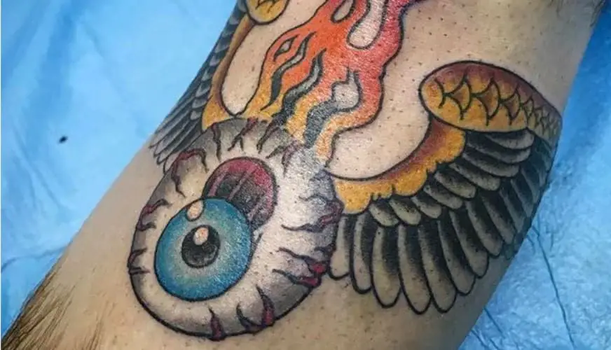 Flying Eyeball Tattoo Meaning