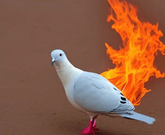 Burning Dove Symbolism
